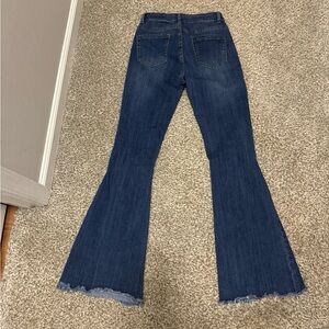 70's Pink Label Social Club NY size 5 flared bottom jeans